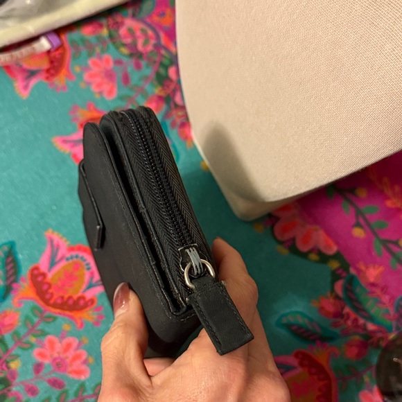 Prada Black Compact Zipper Wallet - Picture 4 of 13